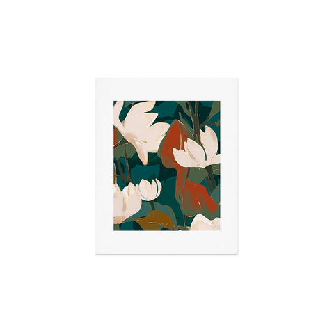 ThingDesign Abstract Art Garden Flowers Art Print