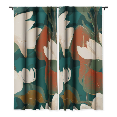 ThingDesign Abstract Art Garden Flowers Blackout Non Repeat