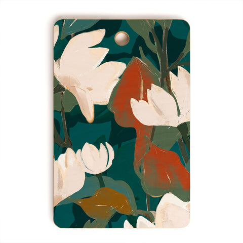 ThingDesign Abstract Art Garden Flowers Cutting Board Rectangle