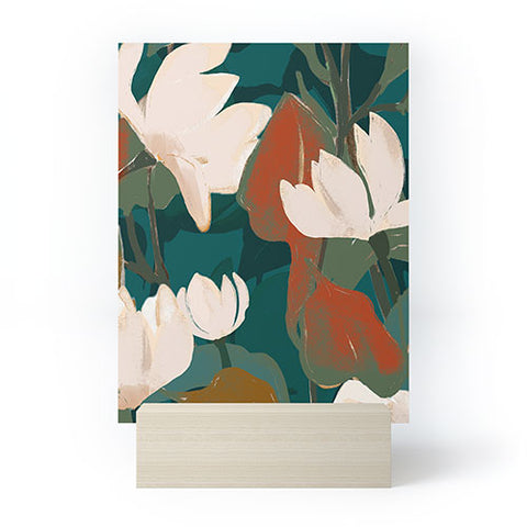 ThingDesign Abstract Art Garden Flowers Mini Art Print