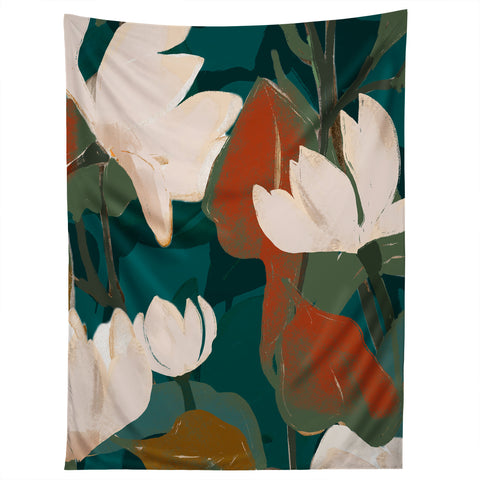 ThingDesign Abstract Art Garden Flowers Tapestry