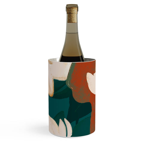 ThingDesign Abstract Art Garden Flowers Wine Chiller