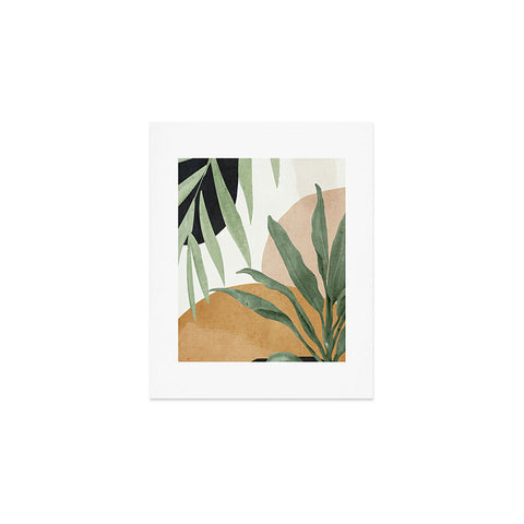 ThingDesign Abstract Art Tropical Leaves 4 Art Print