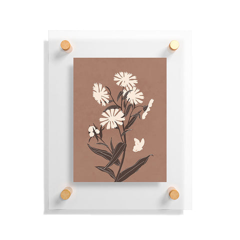 ThingDesign Abstract Flowers 16 Floating Acrylic Print