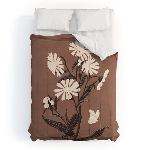 ThingDesign Abstract Flowers 16 Comforter