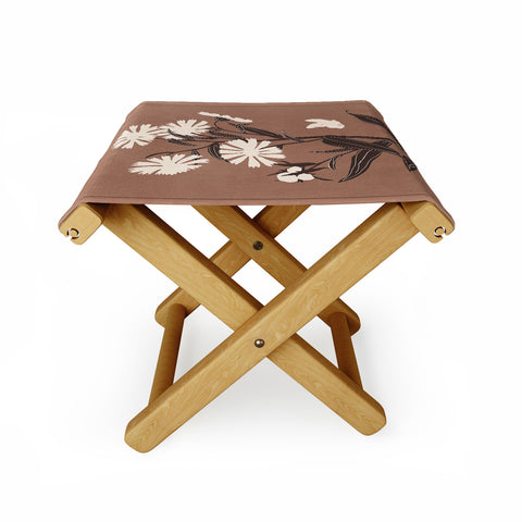 ThingDesign Abstract Flowers 16 Folding Stool
