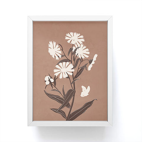 ThingDesign Abstract Flowers 16 Framed Mini Art Print