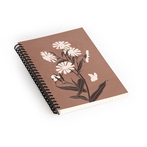 ThingDesign Abstract Flowers 16 Spiral Notebook