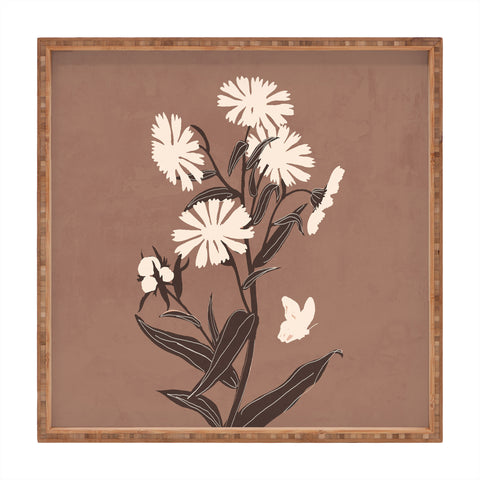ThingDesign Abstract Flowers 16 Square Tray