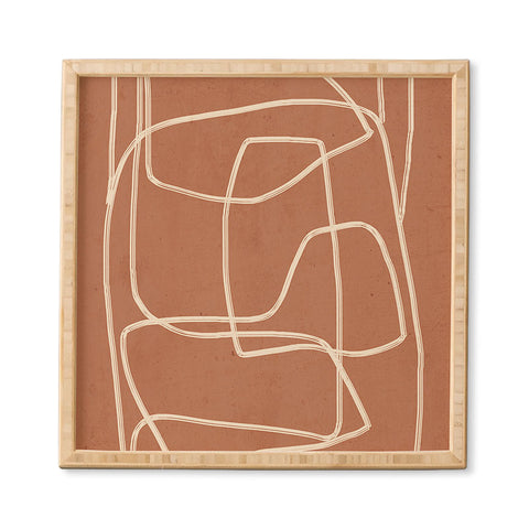 ThingDesign Abstract line art 22 MInimal Framed Wall Art