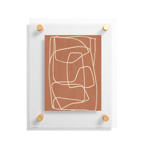 ThingDesign Abstract line art 22 MInimal Floating Acrylic Print