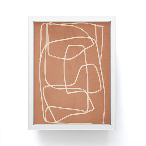 ThingDesign Abstract line art 22 MInimal Framed Mini Art Print