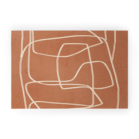 ThingDesign Abstract line art 22 MInimal Welcome Mat