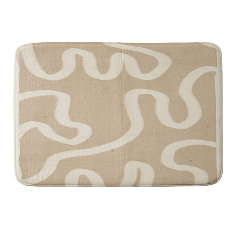 ThingDesign abstract minimal 65 Memory Foam Bath Mat