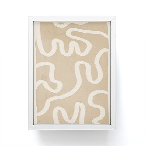 ThingDesign abstract minimal 65 Framed Mini Art Print