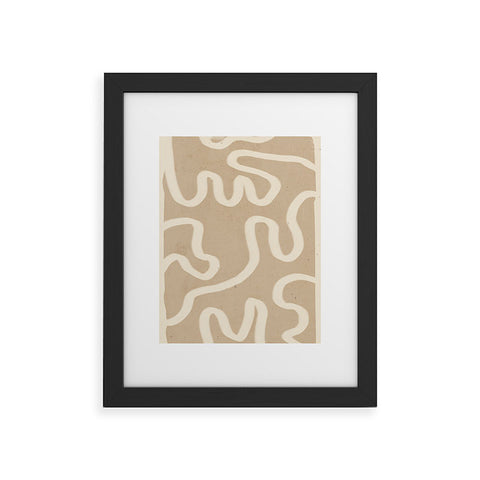 ThingDesign abstract minimal 65 Framed Art Print