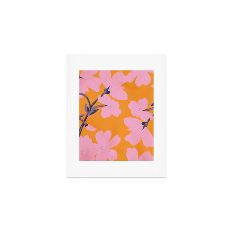 ThingDesign Abstract Minimal Flowers 18 Art Print