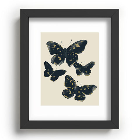 ThingDesign Black Butterflies 2 Recessed Framing Rectangle