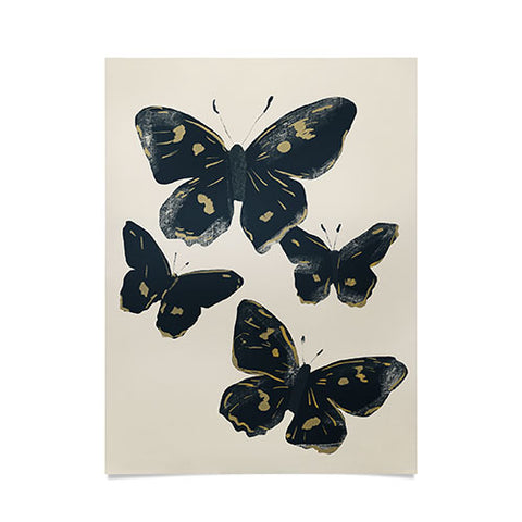 ThingDesign Black Butterflies 2 Poster