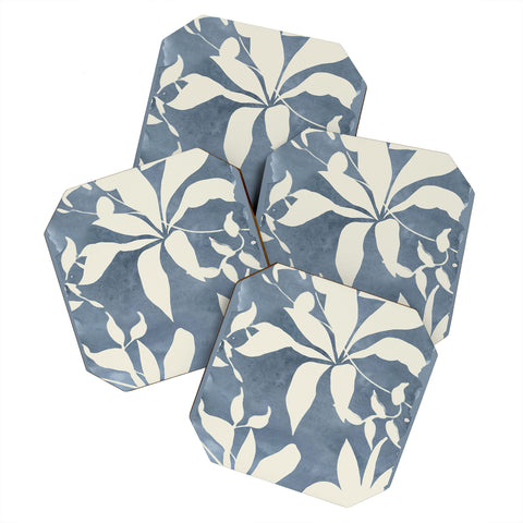 ThingDesign Botanical Abstract Art 12 Coaster Set