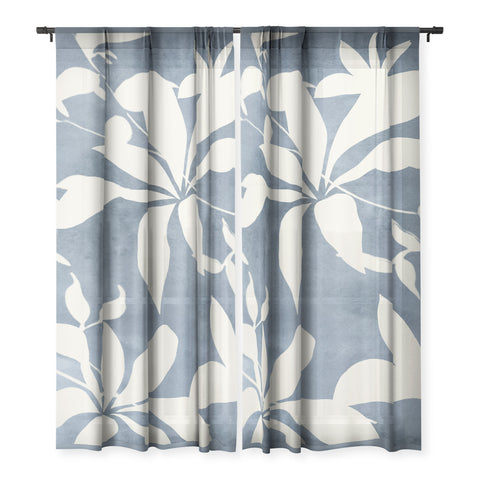 ThingDesign Botanical Abstract Art 12 Sheer Non Repeat