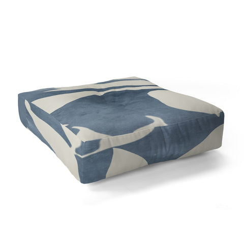 ThingDesign Botanical Abstract Art 12 Floor Pillow Square