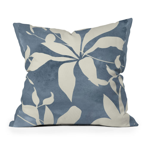 ThingDesign Botanical Abstract Art 12 Throw Pillow