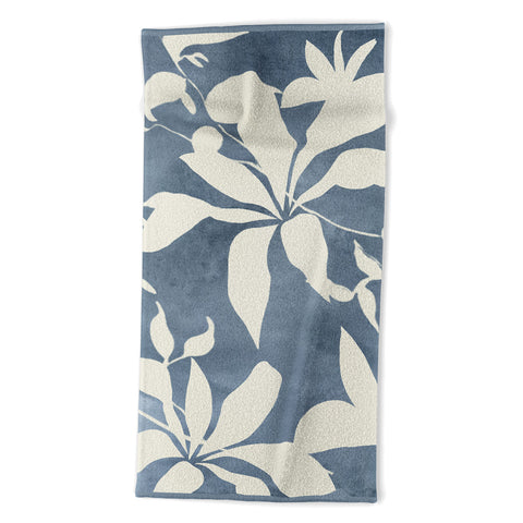 ThingDesign Botanical Abstract Art 12 Beach Towel