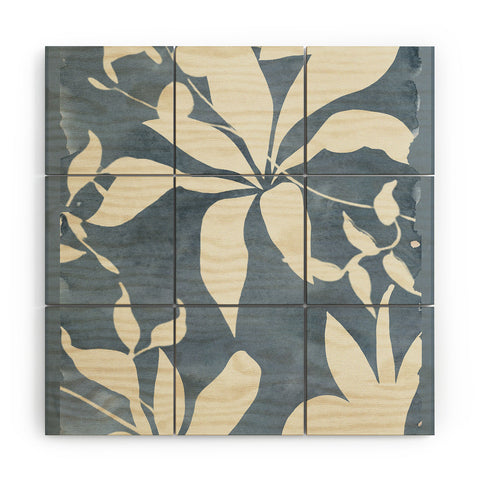 ThingDesign Botanical Abstract Art 12 Wood Wall Mural