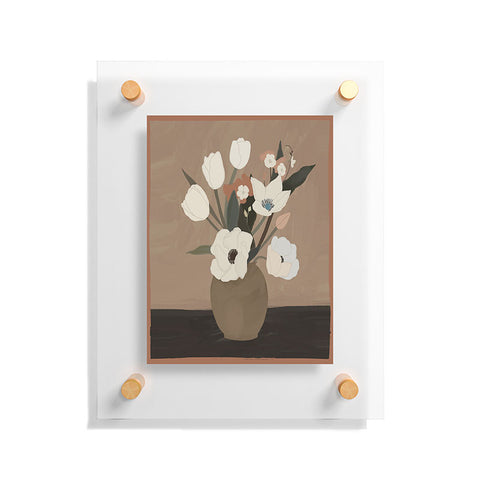 ThingDesign Gently Flowers Floating Acrylic Print