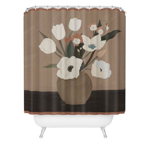 ThingDesign Gently Flowers Shower Curtain