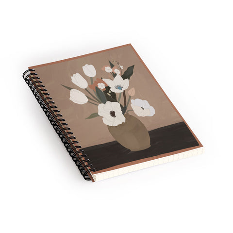 ThingDesign Gently Flowers Spiral Notebook