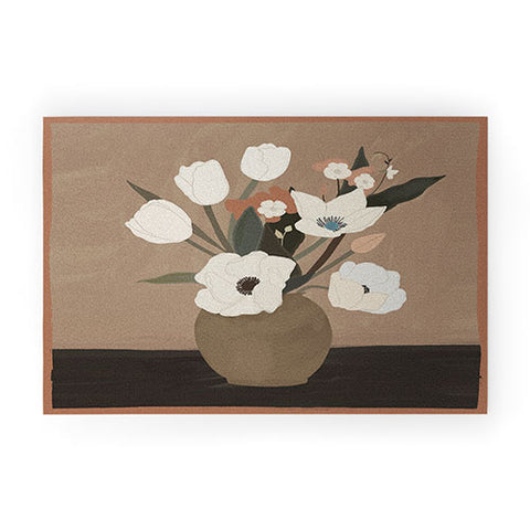 ThingDesign Gently Flowers Welcome Mat