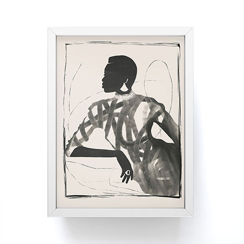 ThingDesign Lady Portrait Framed Mini Art Print