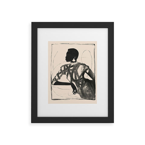 ThingDesign Lady Portrait Framed Art Print