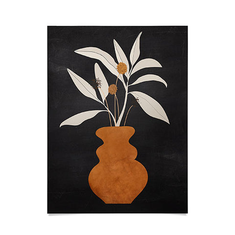 ThingDesign Minimal Abstract Art Vase Plant 11 Poster