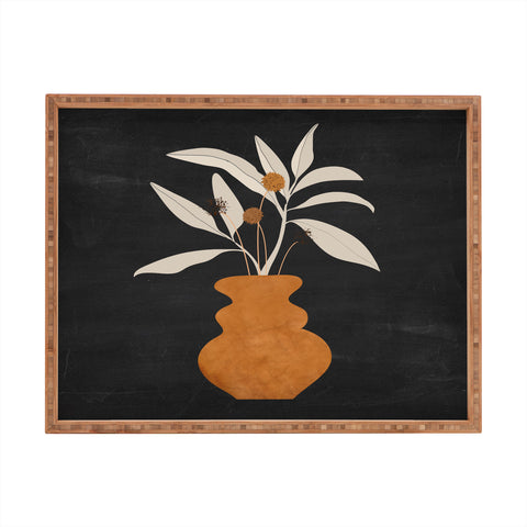 ThingDesign Minimal Abstract Art Vase Plant 11 Rectangular Tray