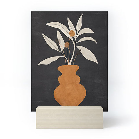 ThingDesign Minimal Abstract Art Vase Plant 11 Mini Art Print
