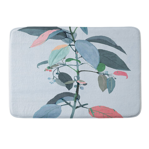 ThingDesign minimal plant 38 Memory Foam Bath Mat