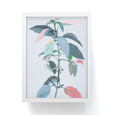 ThingDesign minimal plant 38 Framed Mini Art Print