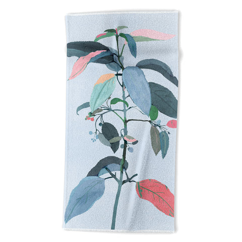 ThingDesign minimal plant 38 Beach Towel