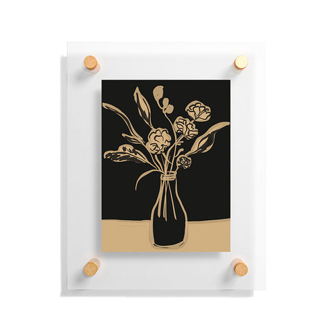 ThingDesign Minimalist Flowers In A Vase 5 Floating Acrylic Print