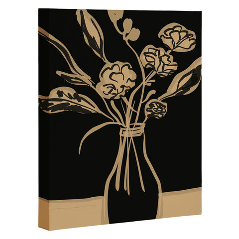 ThingDesign Minimalist Flowers In A Vase 5 Art Canvas