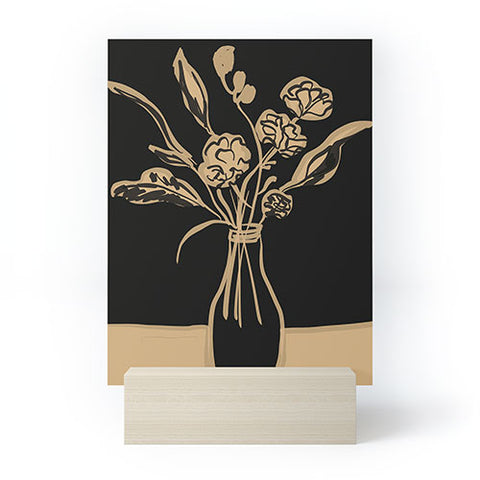 ThingDesign Minimalist Flowers In A Vase 5 Mini Art Print