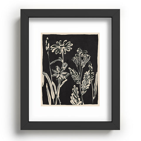 ThingDesign Minimalist wildflowers 3 Recessed Framing Rectangle