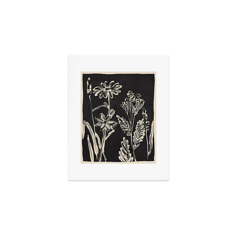 ThingDesign Minimalist wildflowers 3 Art Print