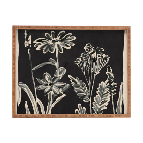 ThingDesign Minimalist wildflowers 3 Rectangular Tray