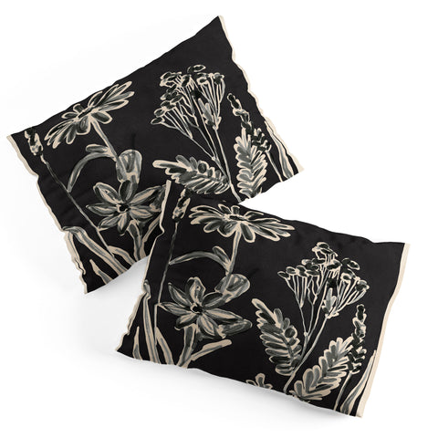 ThingDesign Minimalist wildflowers 3 Pillow Shams
