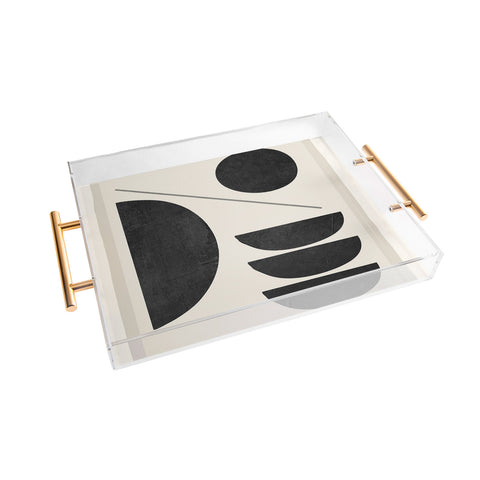 ThingDesign Modern Abstract Minimal Shapes 187 Acrylic Tray