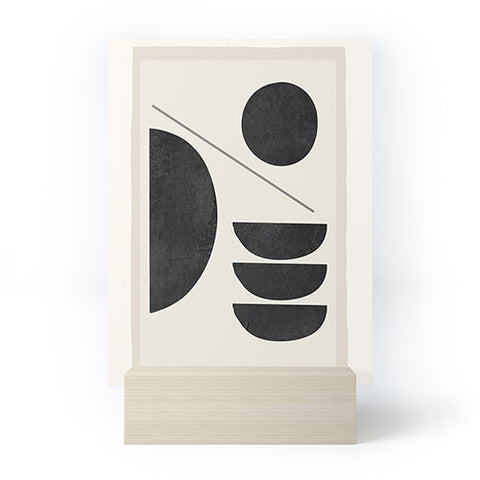 ThingDesign Modern Abstract Minimal Shapes 187 Mini Art Print